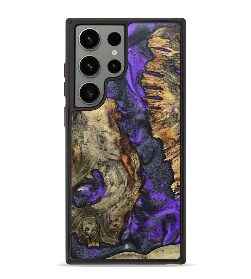 Galaxy S23 Ultra Wood+Resin Phone Case - Betsy (Mosaic, 697115)