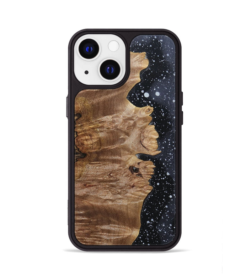 iPhone 13 Wood+Resin Phone Case - Alisa (Cosmos, 697141)