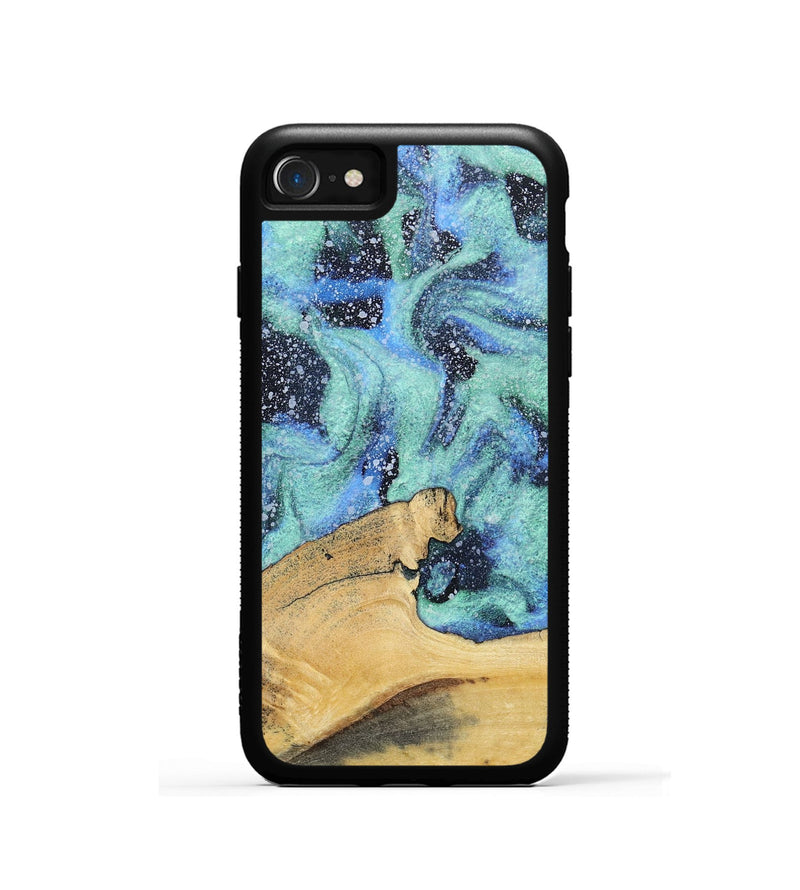 iPhone SE Wood+Resin Phone Case - Makenzie (Cosmos, 697311)