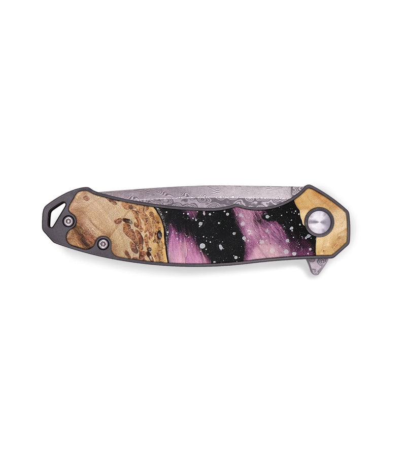 EDC Wood+Resin Pocket Knife - Rhonda (Cosmos, 697365)