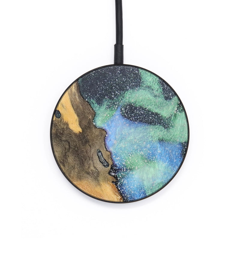 Circle Wood+Resin Wireless Charger - Dawson (Cosmos, 697396)