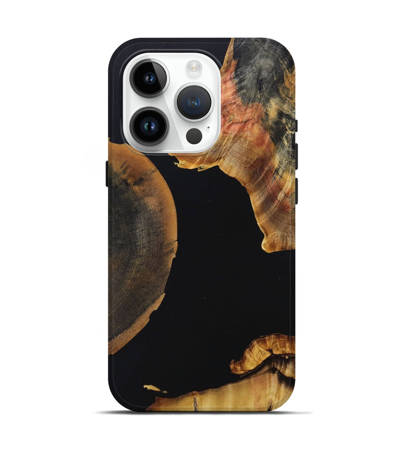 iPhone 15 Pro Wood+Resin Live Edge Phone Case - Tasha (Mosaic, 697415)