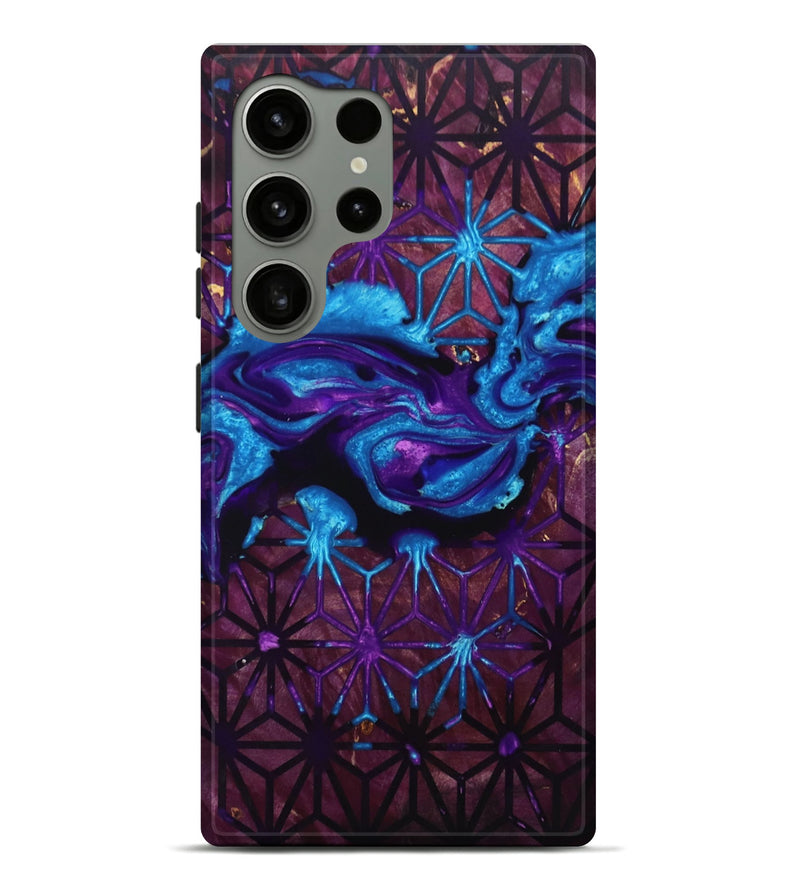 Galaxy S24 Ultra Wood+Resin Live Edge Phone Case - Mekhi (Pattern, 697654)
