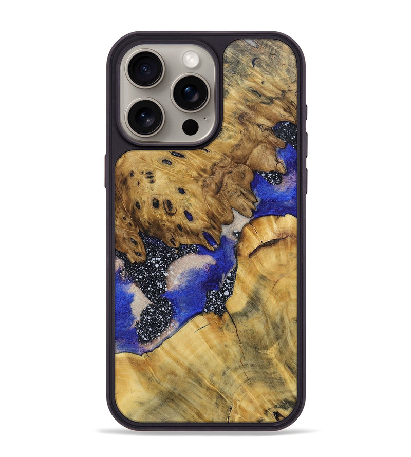 iPhone 15 Pro Max Wood+Resin Phone Case - Shelly (Cosmos, 697715)