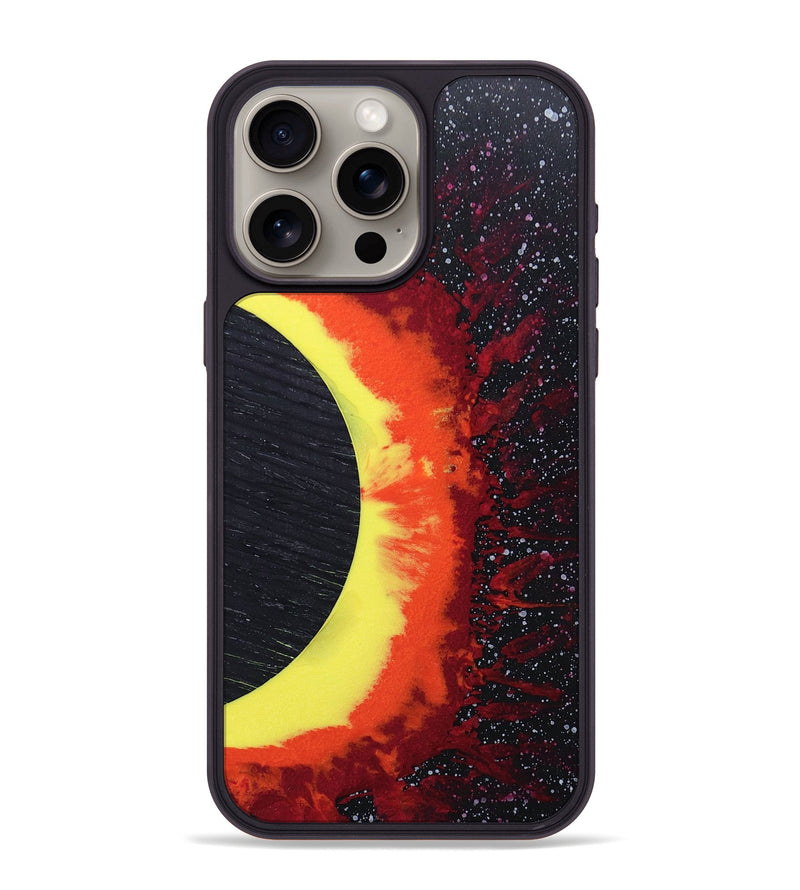 iPhone 15 Pro Max Wood+Resin Phone Case - Rose (Eclipse, 697749)