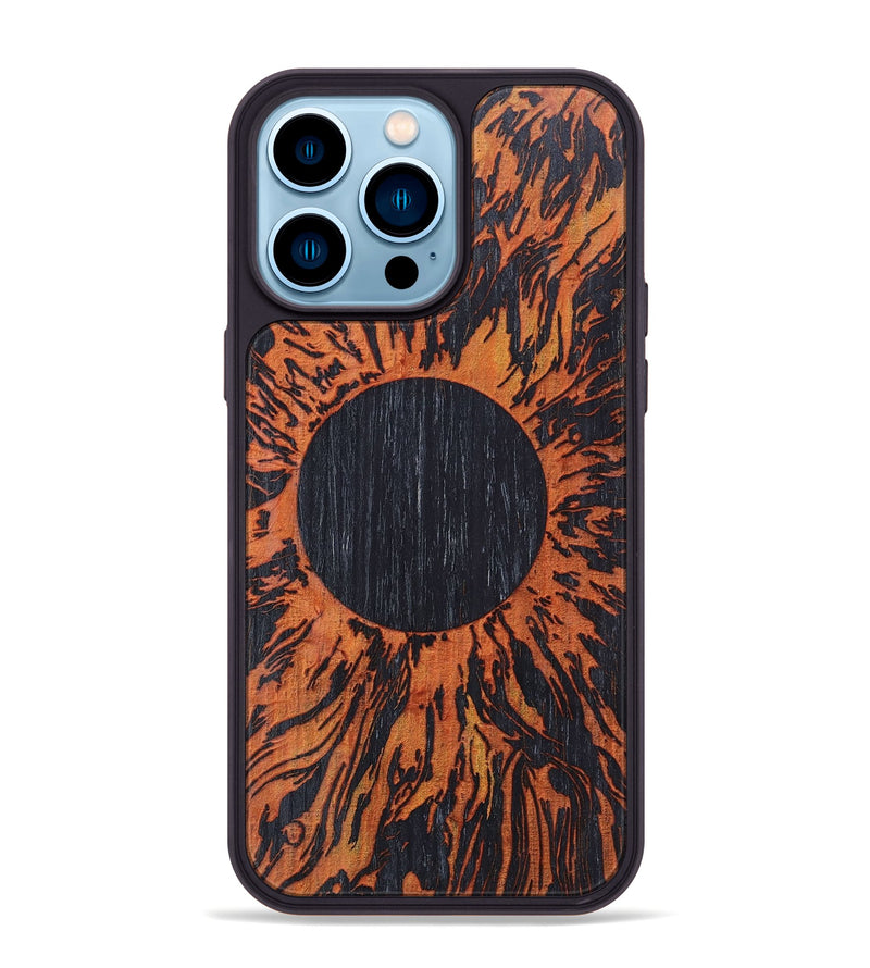 iPhone 14 Pro Max Wood+Resin Phone Case - Mauricio (Eclipse, 697762)