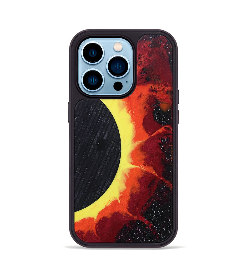 iPhone 14 Pro Wood+Resin Phone Case - Staci (Eclipse, 697786)