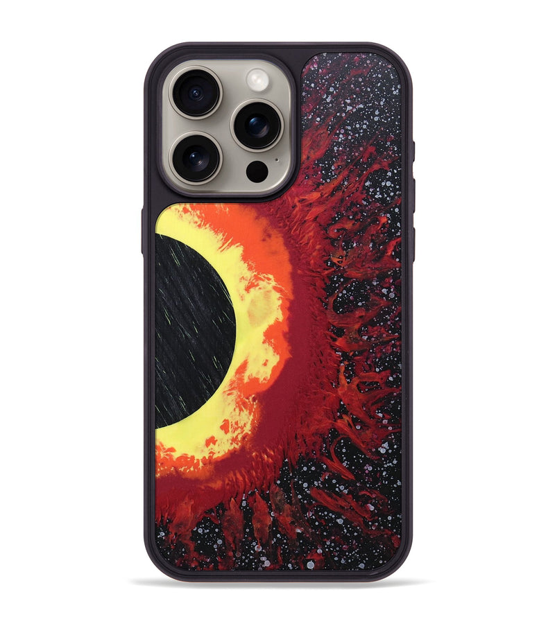 iPhone 15 Pro Max Wood+Resin Phone Case - Haven (Eclipse, 697791)