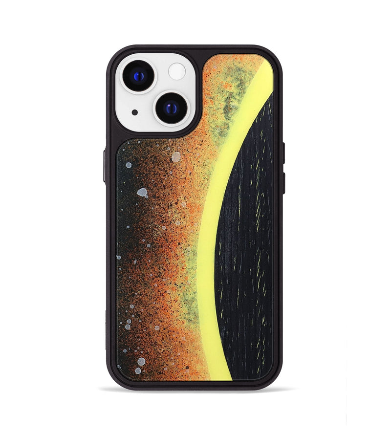 iPhone 13 Wood+Resin Phone Case - Krystle (Eclipse, 697793)