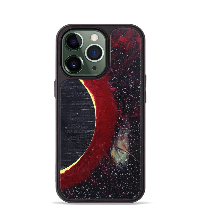 iPhone 13 Pro Wood+Resin Phone Case - Tatyana (Eclipse, 697795)