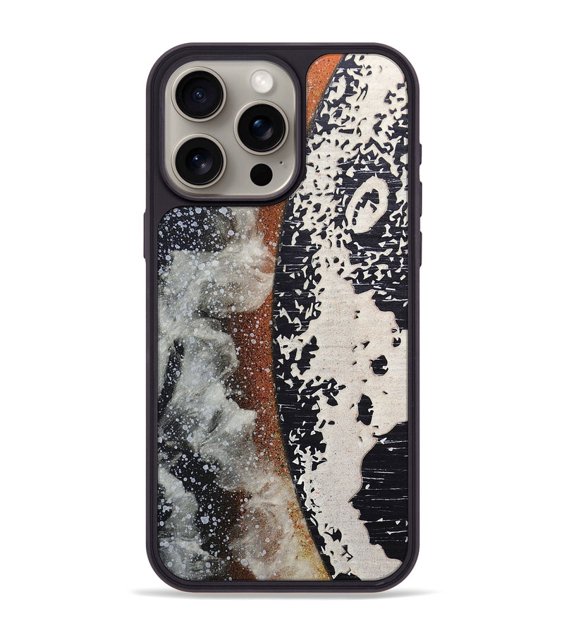 iPhone 15 Pro Max Wood+Resin Phone Case - Dawson (Eclipse, 697797)