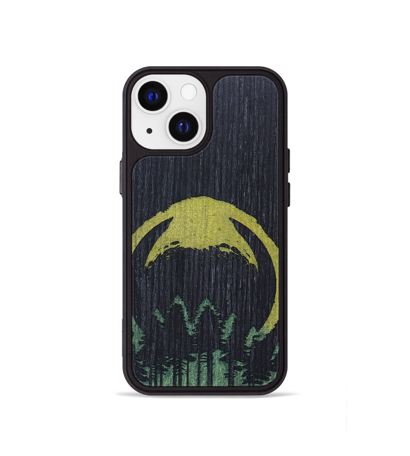 iPhone 13 mini Wood+Resin Phone Case - Heaven (Eclipse, 697798)