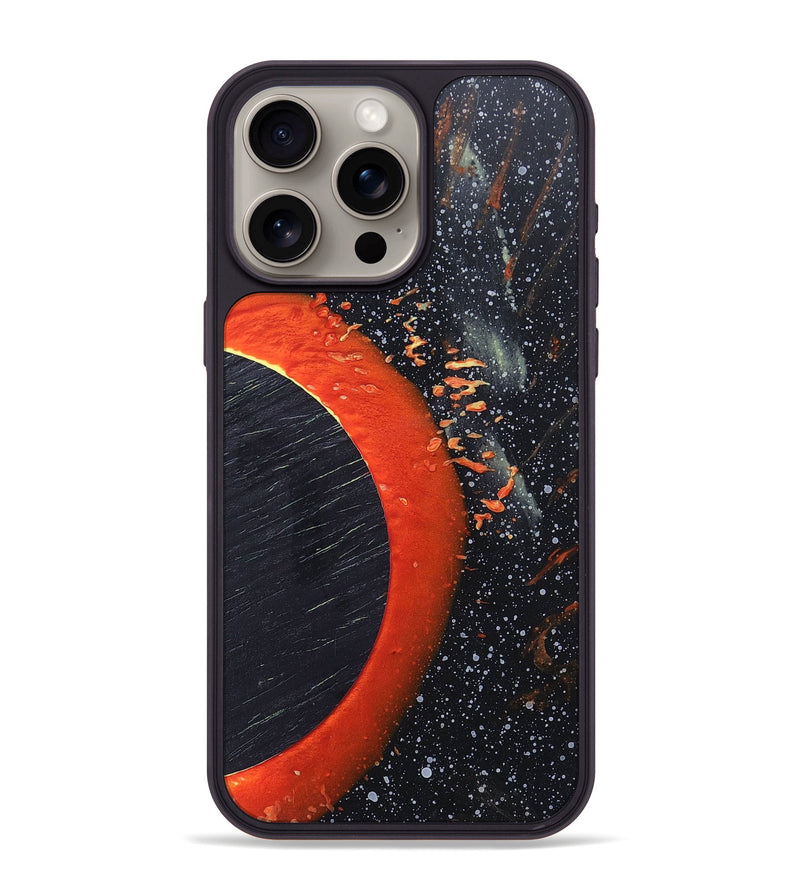 iPhone 15 Pro Max Wood+Resin Phone Case - Darla (Eclipse, 697810)