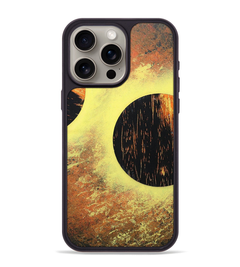 iPhone 15 Pro Max Wood+Resin Phone Case - Lewis (Eclipse, 697812)