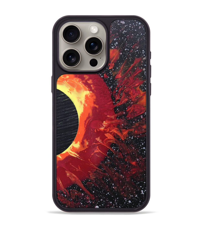 iPhone 15 Pro Max Wood+Resin Phone Case - Melba (Eclipse, 697813)