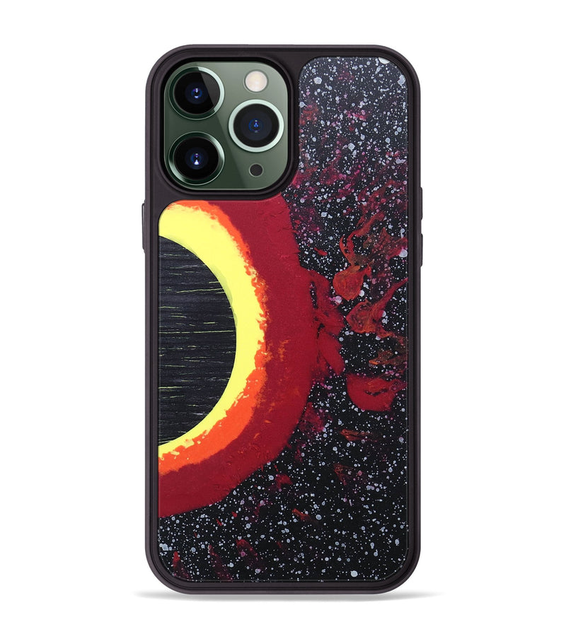 iPhone 13 Pro Max Wood+Resin Phone Case - Ezra (Eclipse, 697971)