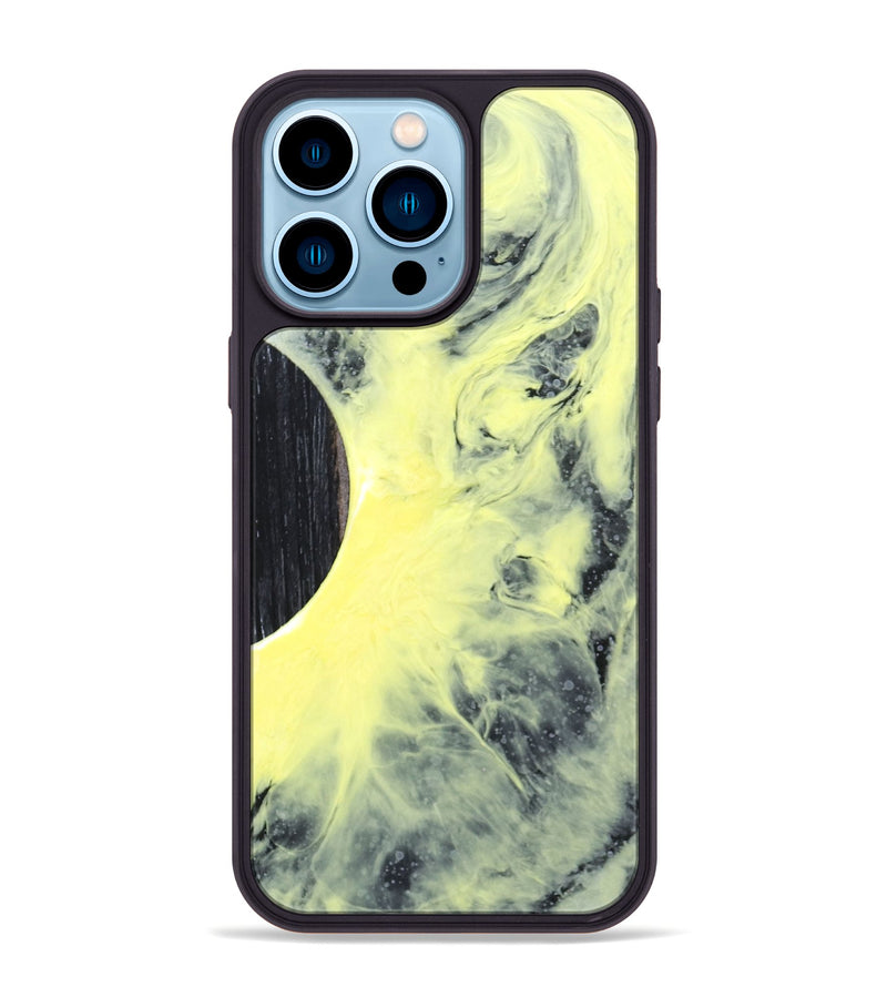 iPhone 14 Pro Max Wood+Resin Phone Case - Jewel (Eclipse, 697975)