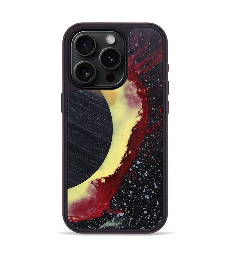 iPhone 15 Pro Wood+Resin Phone Case - Esteban (Eclipse, 697982)