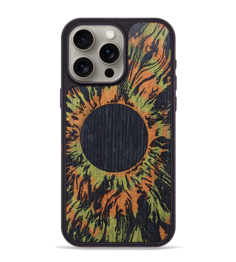 iPhone 15 Pro Max Wood+Resin Phone Case - Grant (Eclipse, 697985)