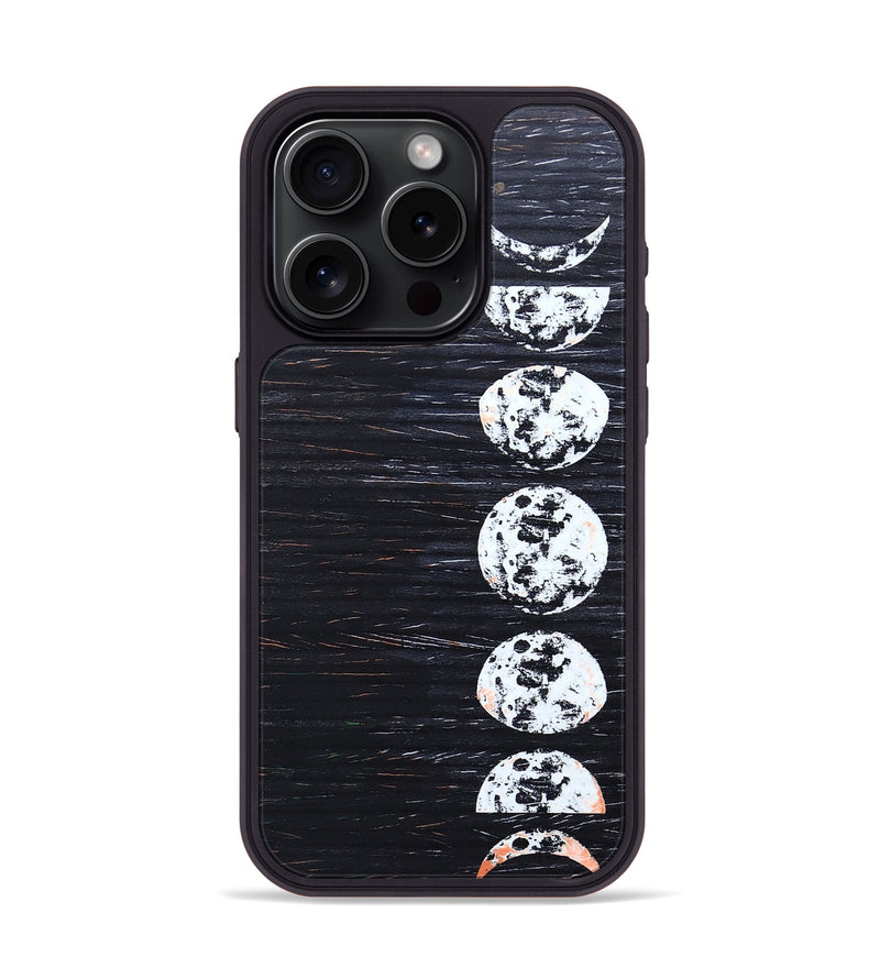 iPhone 15 Pro Wood+Resin Phone Case - Leo (Eclipse, 697990)