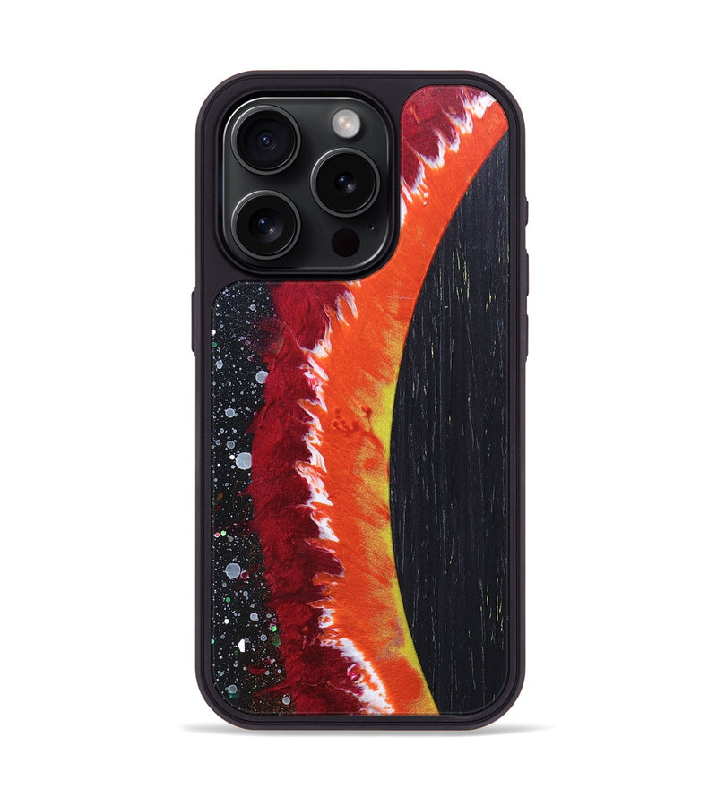 iPhone 15 Pro Wood+Resin Phone Case - Eduardo (Eclipse, 697994)