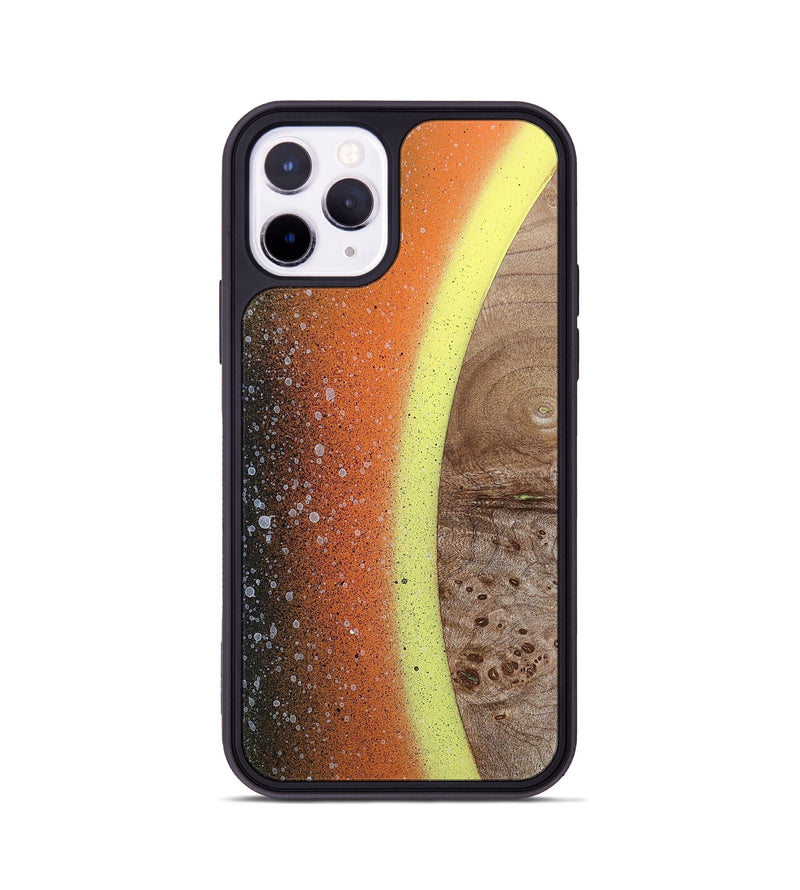 iPhone 11 Pro Wood+Resin Phone Case - Paislee (Eclipse, 698001)