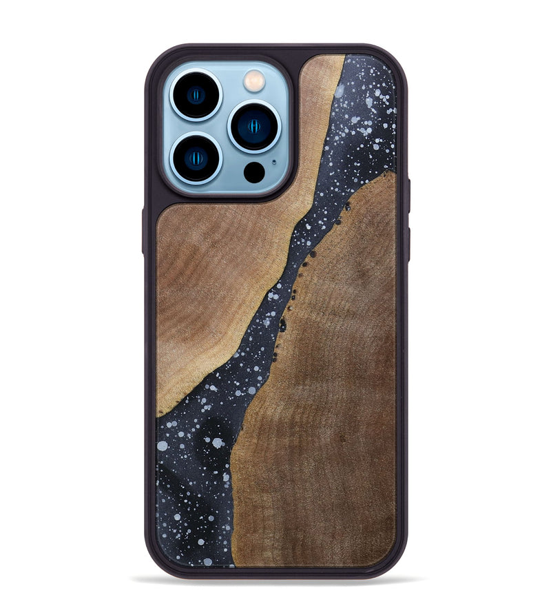 iPhone 14 Pro Max Wood+Resin Phone Case - Fernanda (Eclipse, 698052)
