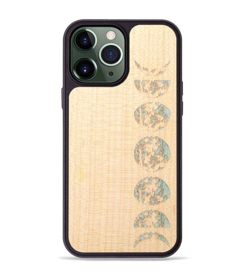 iPhone 13 Pro Max Wood+Resin Phone Case - Dick (Eclipse, 698057)