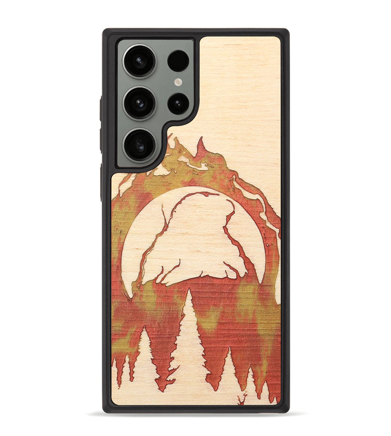 Galaxy S23 Ultra Wood+Resin Phone Case - Ty (Eclipse, 698084)