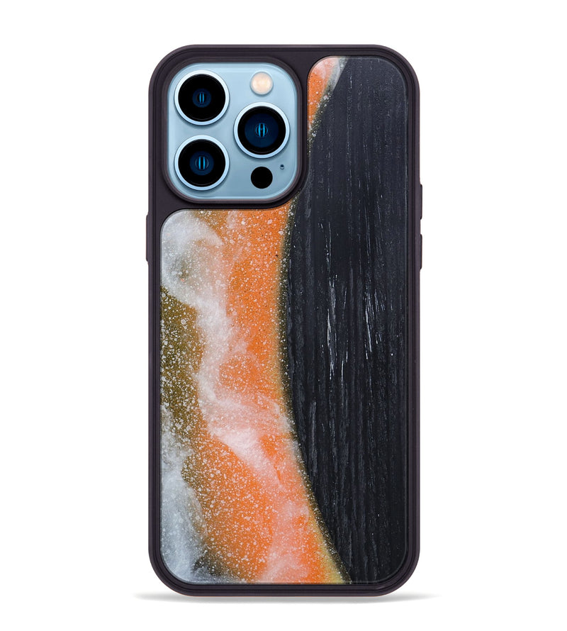 iPhone 14 Pro Max Wood+Resin Phone Case - Emmett (Eclipse, 698092)
