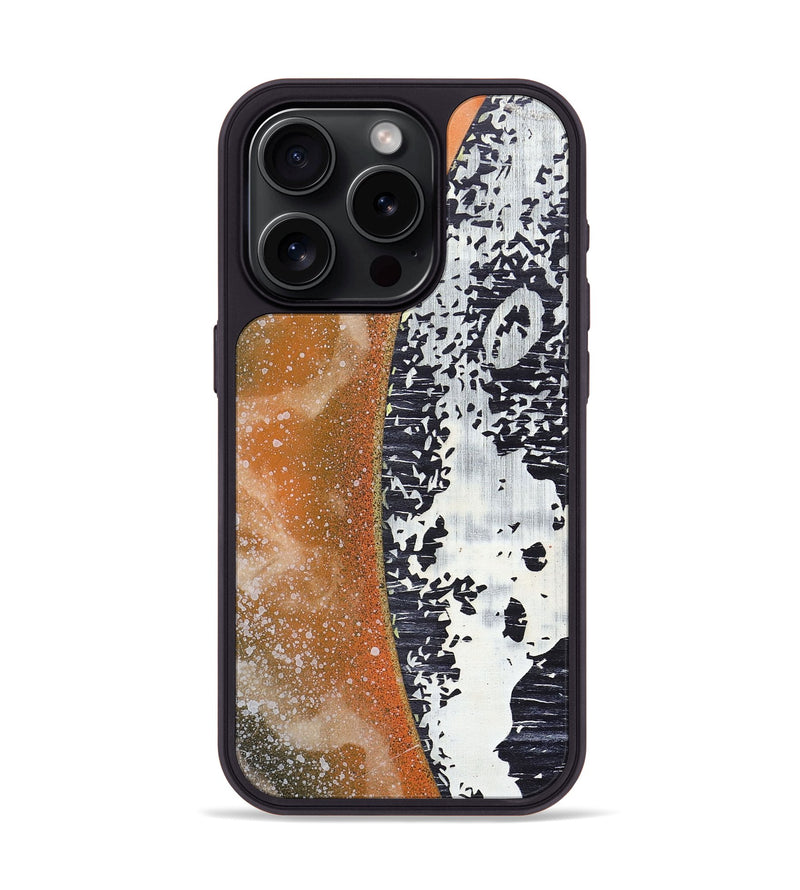 iPhone 15 Pro Wood+Resin Phone Case - Romeo (Eclipse, 698097)