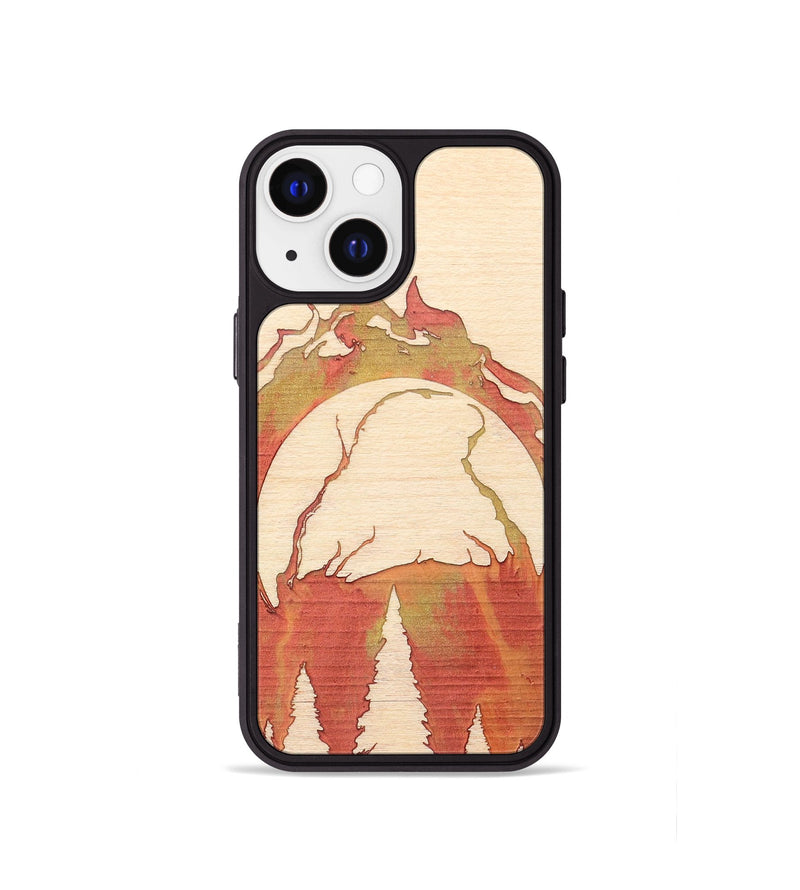 iPhone 13 mini Wood+Resin Phone Case - Natasha (Eclipse, 698102)