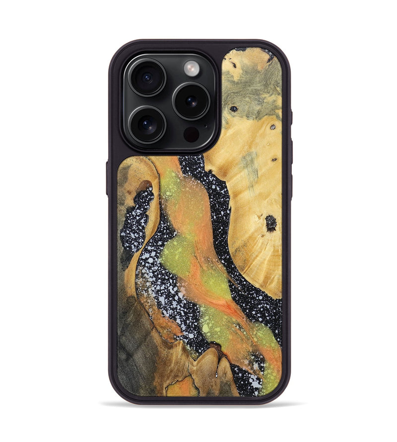 iPhone 15 Pro Wood+Resin Phone Case - Orville (Cosmos, 698167)