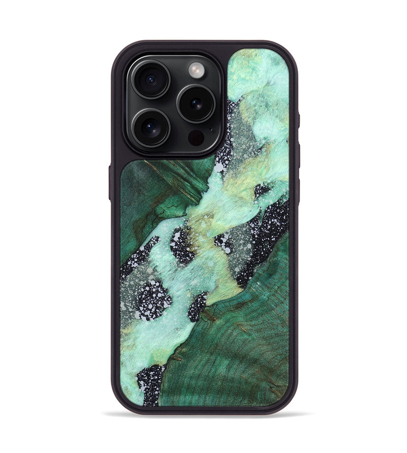 iPhone 15 Pro Wood+Resin Phone Case - Hendrix (Cosmos, 698173)