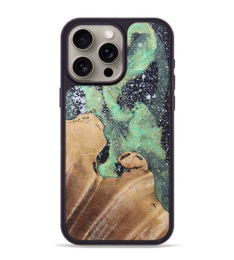 iPhone 15 Pro Max Wood+Resin Phone Case - Tate (Cosmos, 698174)
