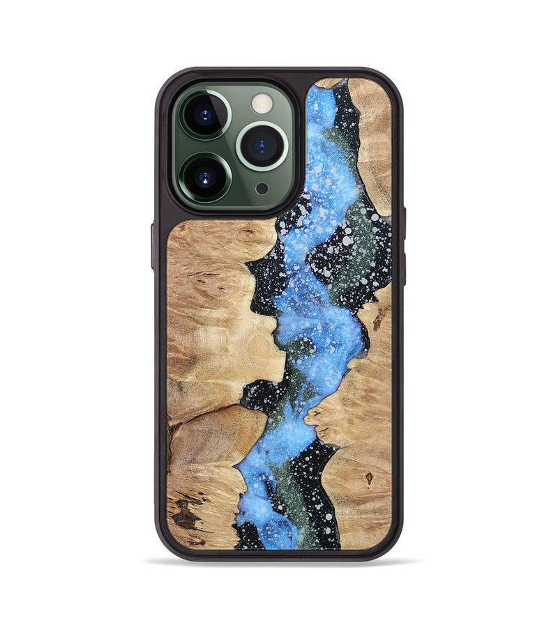 iPhone 13 Pro Wood+Resin Phone Case - Jeannine (Cosmos, 698175)