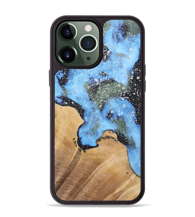 iPhone 13 Pro Max Wood+Resin Phone Case - Yaretzi (Cosmos, 698177)
