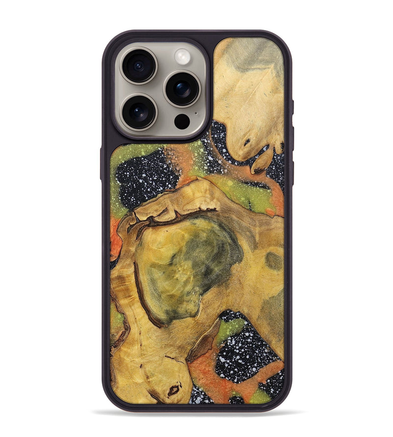 iPhone 15 Pro Max Wood+Resin Phone Case - Emily (Cosmos, 698182)