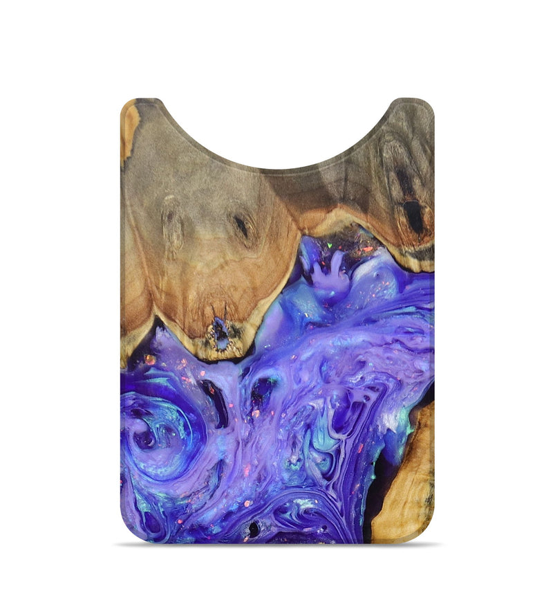 Live Edge Wood+Resin Wallet - Melissa (Purple, 698204)