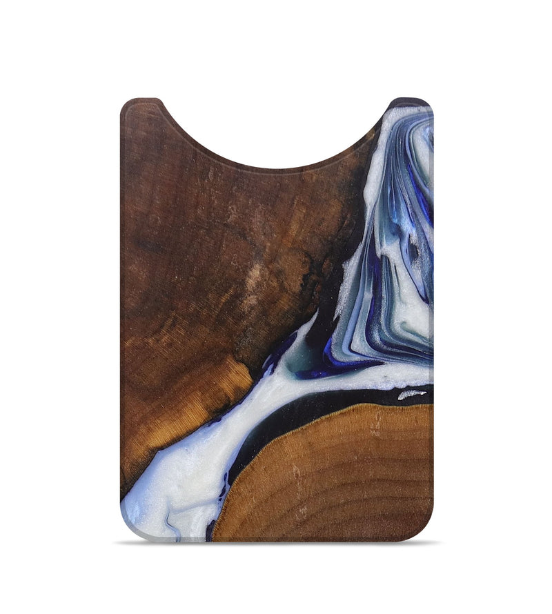 Live Edge Wood+Resin Wallet - Marion (Blue, 698211)