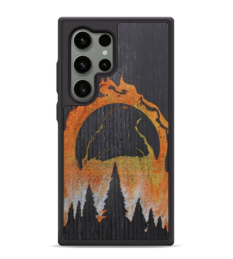 Galaxy S24 Ultra Wood+Resin Phone Case - Tammie (Eclipse, 698367)