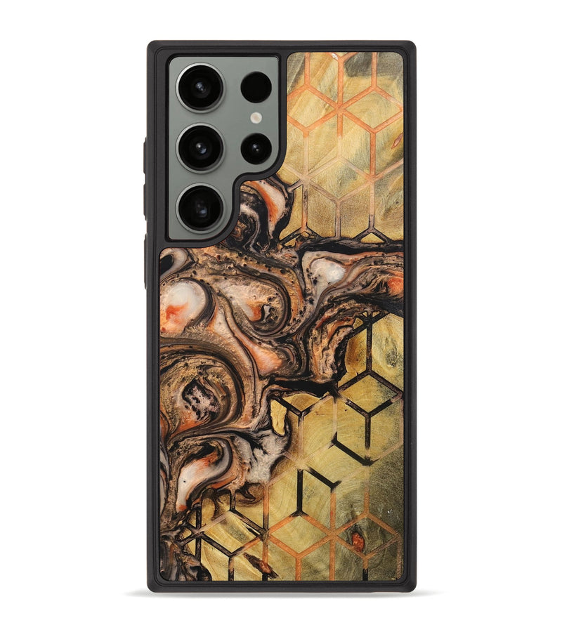 Galaxy S23 Ultra Wood+Resin Phone Case - Luna (Pattern, 698590)