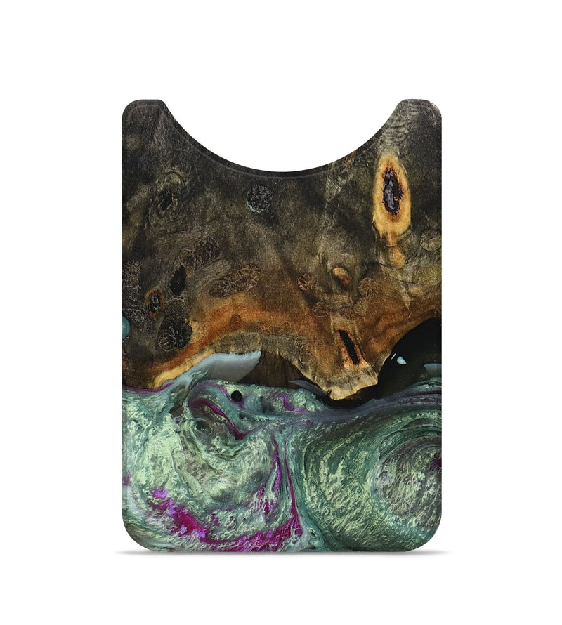 Live Edge Wood+Resin Wallet - Crew (Green, 698747)