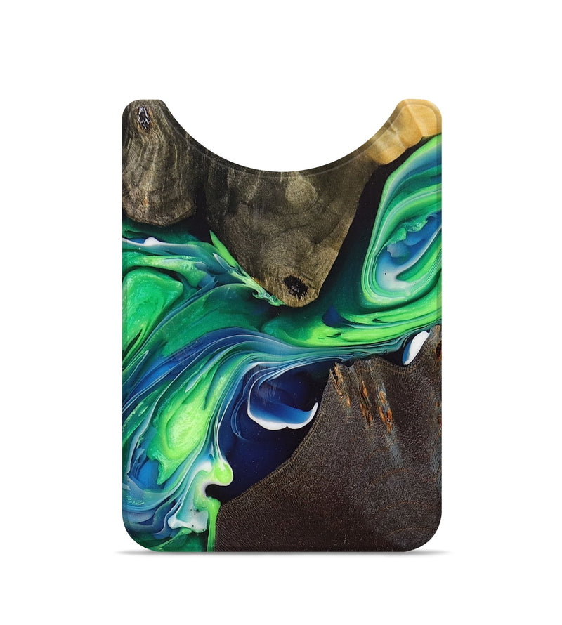 Live Edge Wood+Resin Wallet - Beulah (Green, 698748)