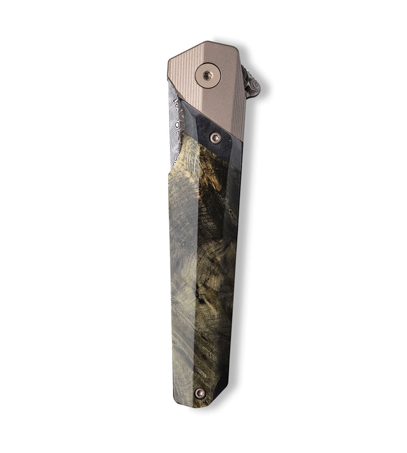 Live Edge  Pocket Knife - Holden (Wood Burl, 698829)