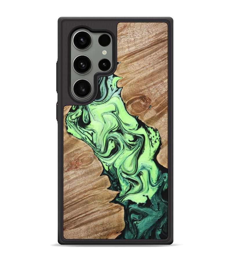 Galaxy S24 Ultra Wood+Resin Phone Case - Maria (Ombre, 699022)