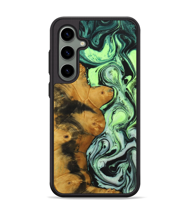Galaxy S24 Plus Wood+Resin Phone Case - Benjamin (Ombre, 699035)