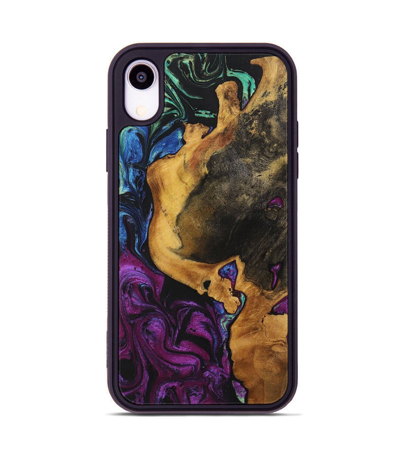 iPhone Xr Wood+Resin Phone Case - Alec (Ombre, 699037)