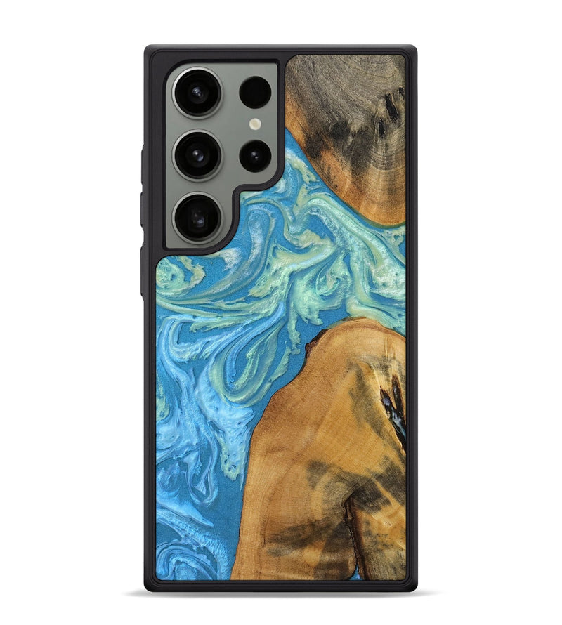 Galaxy S24 Ultra Wood+Resin Phone Case - Ryker (Ombre, 699039)