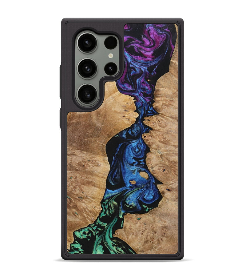 Galaxy S24 Ultra Wood+Resin Phone Case - Morgan (Ombre, 699044)